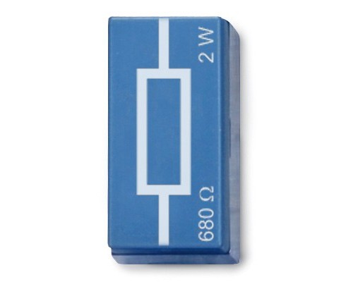 Резистор 680 Ом, 2 Вт, P2W19
