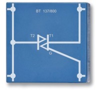 Симистор, BT 137/800, P4W50