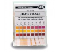 pH індикатор - тест-смужки, діапазон виміру pH 7,0 - 14