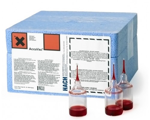Фториди, SPANDS (AccuVac) 0-2,00 мг / л, упак. 25 тестів