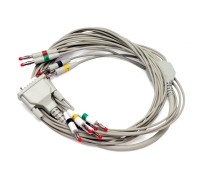 Дефізащітний ЕКГ кабель на 3 відведення для СА-360В (R-5651-1)